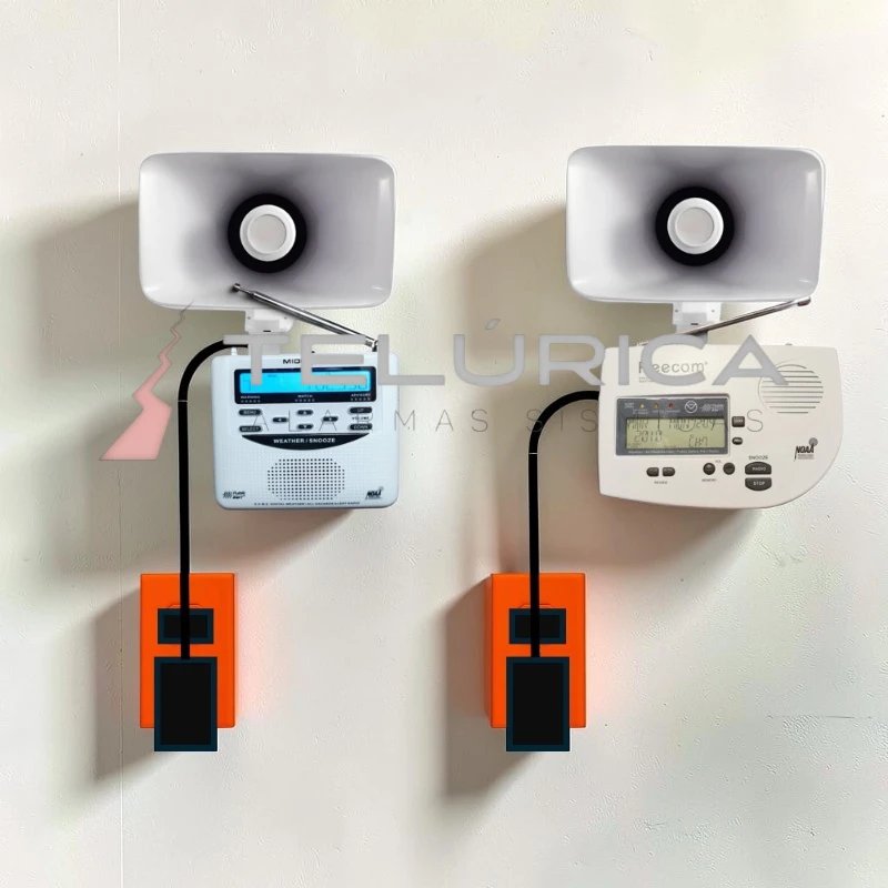 Alarma Sísmica con Altavoz TLD-01 vista frontal