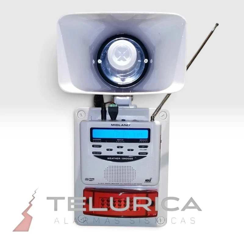 Módulo de Alarma Sísmica TLM-A01 Midland vista frontal