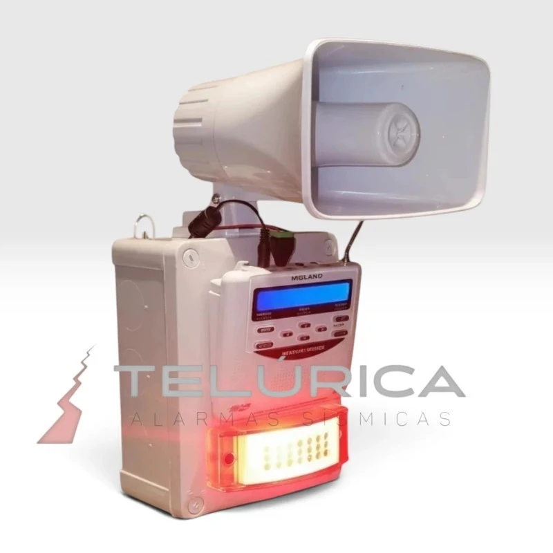 Módulo de Alarma Sísmica TLM-C01 Midland vista lateral izquierda